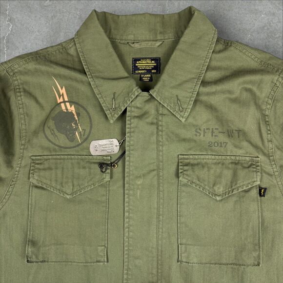 John Mayer Alpha Industries "The Search for Everything" World Tour Field Coat XL - Picture 3 of 7